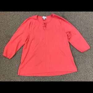 Casual Corner Annex Woman coral sweater